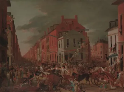 Moving Day In Little Old New York