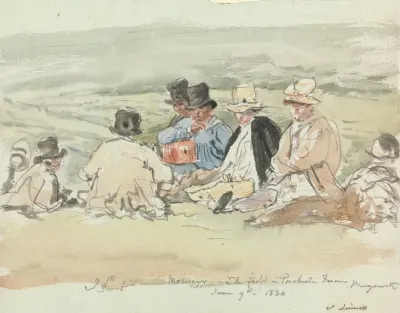 Mowers In The Field In Porchester Terrace Bayswater June 9 1830