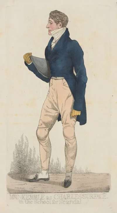 Mr C Kemble As Charles Surface In The School For Scandal