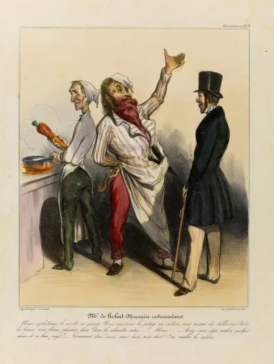 Mr De Robert Macaire Restaurateur