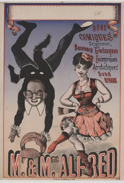 Mr Et Mme Alfred Duos Comiques Originaux Danseurs Grotesques