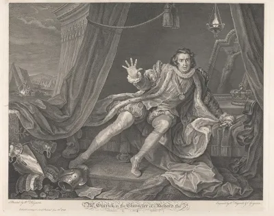 Mr Garrick In The Character Of Richard Iii