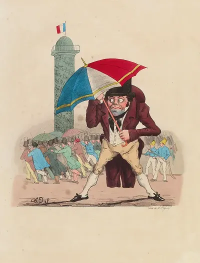 Mr Mayeux A La Ceremonie Du 10 Mai 1831