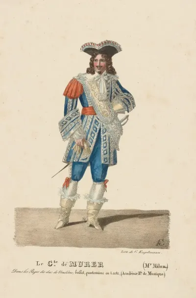 Mr Milon Le Cte De Murer Dans Les Pages Du Duc De Vendome Ballet Pantomime En 1 Acte
