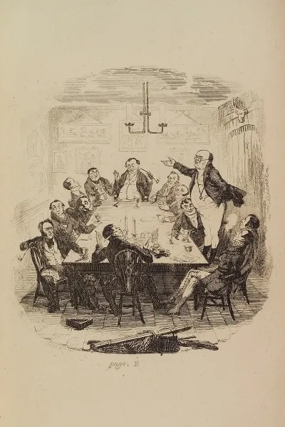Mr Pickwick Addresses The Club