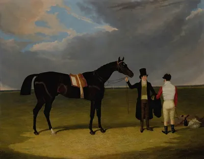 Mr Wagstaffs The Saddler With Jockey And Trainer At Doncaster