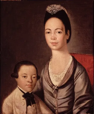 Mrs Aaron Lopez And Her Son Joshua