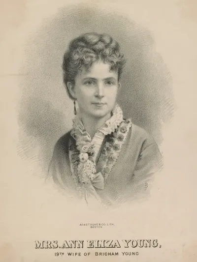 Mrs Ann Eliza Young 19th Wife Of Brigham Young 2