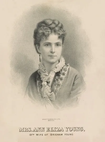 Mrs Ann Eliza Young 19th Wife Of Brigham Young