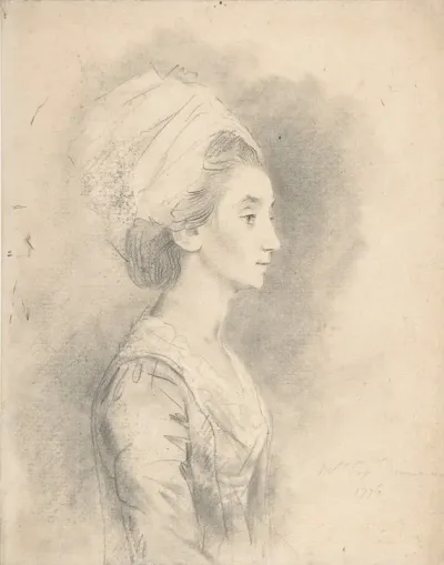 Mrs Downman Sister In Law Of The Artist