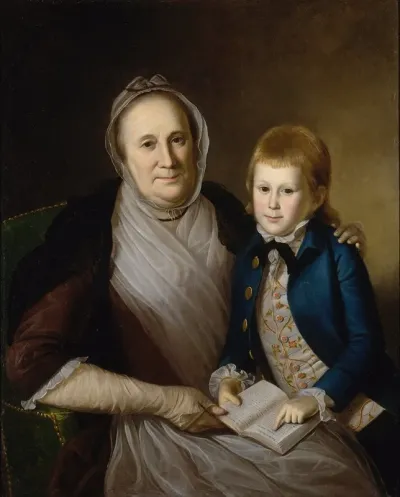 Mrs James Smith And Grandson