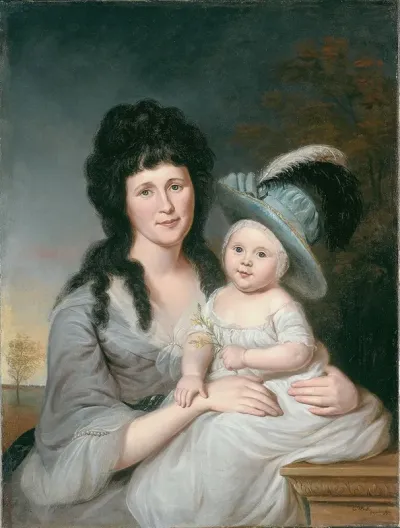 Mrs John Nicholson Hannah Duncan And John Nicholson Jr