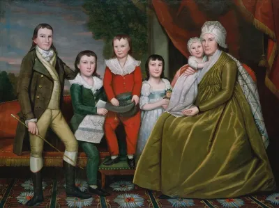 Mrs Noah Smith And Her Children