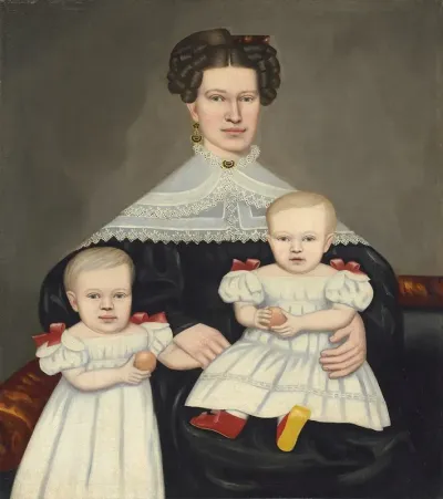 Mrs Paul Smith Palmer And Her Twins