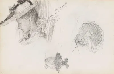 Mrs Schneider Two Sketches