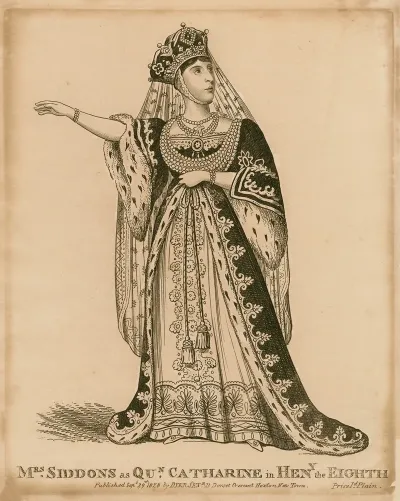 Mrs Siddons As Queen Katherine In Shakespeares Henry The Eighth