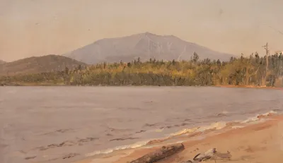 Mt Katahdin From Togue Pond 4