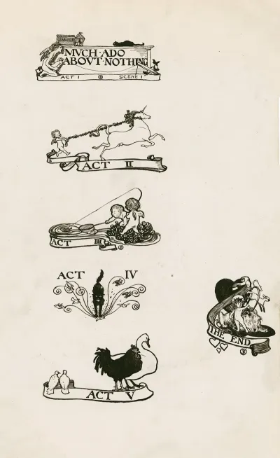 Much Ado About Nothing Headings