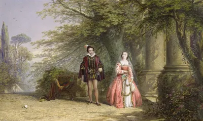Much Ado About Nothing Ii 3 Beatrice And Benedick Beatrice Against My Will I Am Sent To Bid You Come In To Dinner
