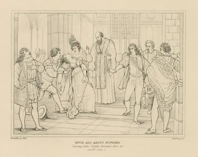 Much Ado About Nothing Leonato Pedro Claudio Benedick Hero C Act Iv Scene 1