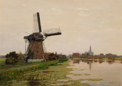 Muhle An Einem Kanal