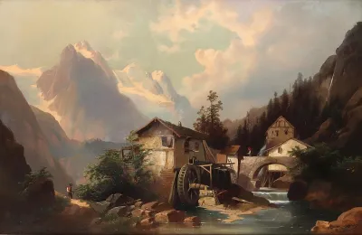 Muhle Im Gebirge 2