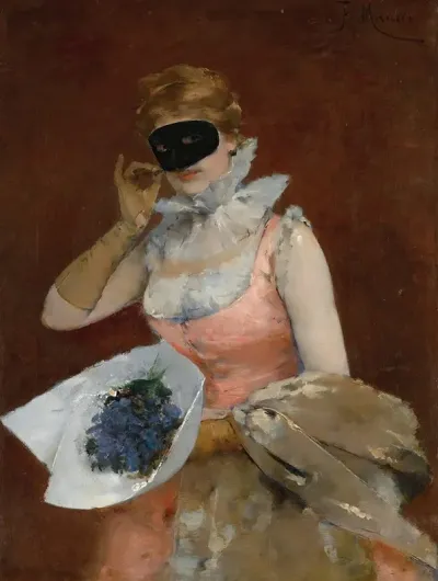 Mujer Con Mascara The Masque
