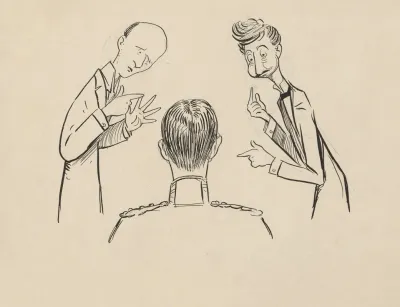 Munch And Rode Try To Explain Something To The King