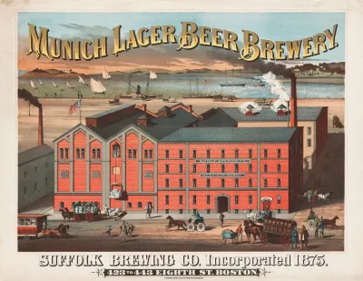 Munich Lager Beer Brewery Suffolk Brewing Co Incorporated 1875 423 To 443 Eight St Boston