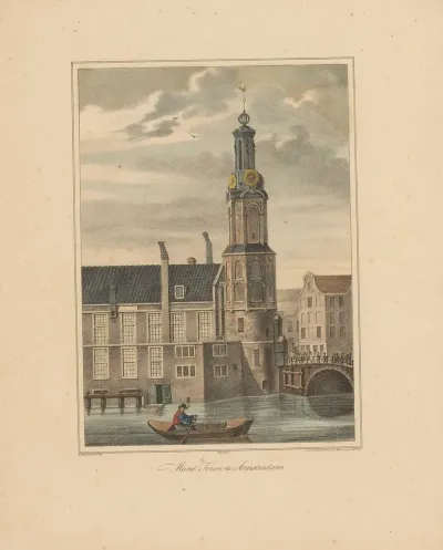 Munt Toren Te Amsterdam