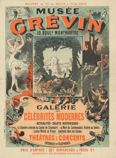 Musee Grevin Catastrophe Dischia Galerie Des Celebrites Modernes