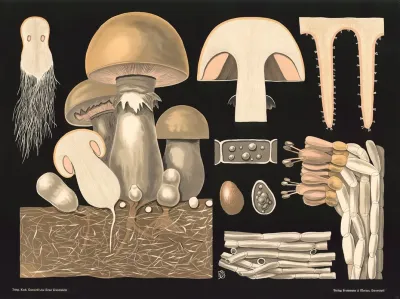 Mushroom Agaricus Campestris