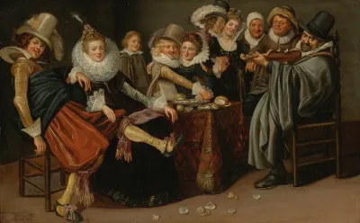 Musical Company In An Interior