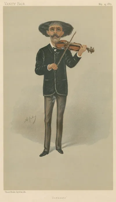 Musicians Sarasate Senor Palbo Martin Meliton Sarasate May 25 1889