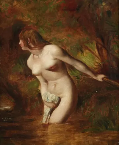 Musidora The Bather At The Doubtful Breeze Alarmed
