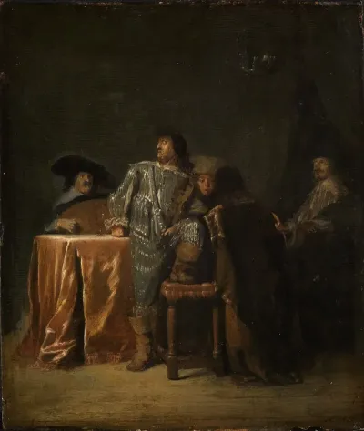 Musizierende Offiziere