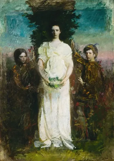 My Children Mary Gerald And Gladys Thayer