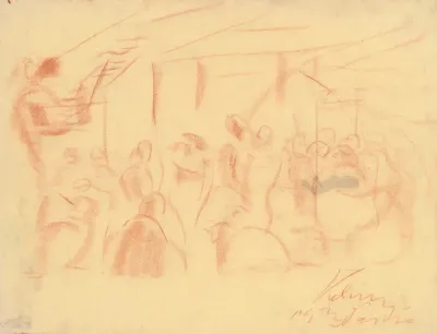 Mysterious Cafe In Paris