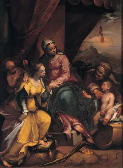 Mystic Marriage Of Saint Catherine 3
