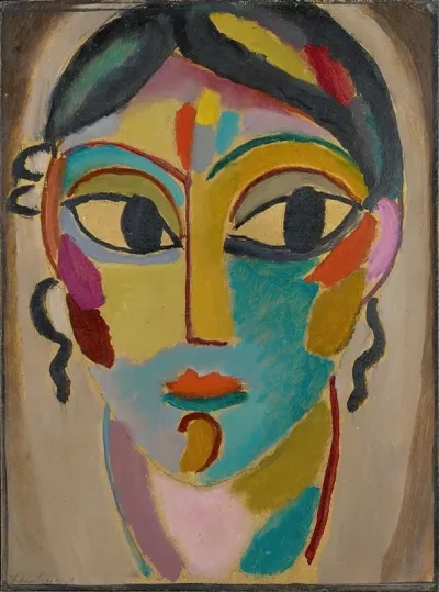Mystical Head Head Of A Girl Frontal
