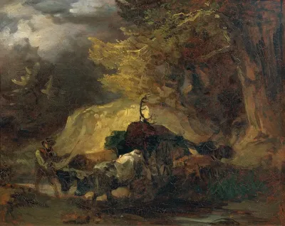 Nach Der Jagd Heimkehr Von Der Hirschjagd