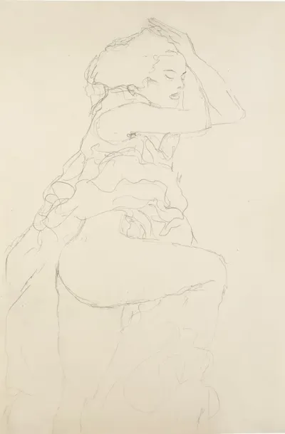 Nach Rechts Semi Nude Facing Right