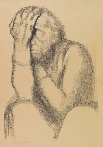 Nachdenkende Frau
