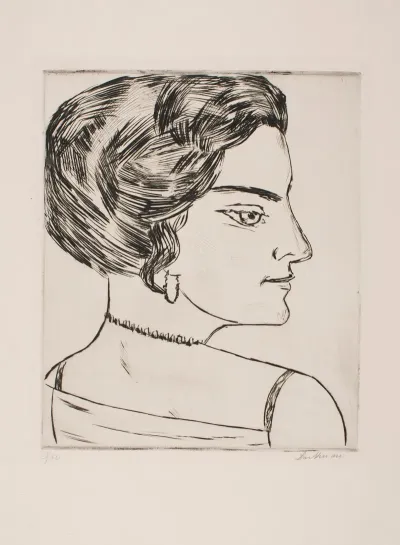 Naila In Profile Portrait Of Frau H M