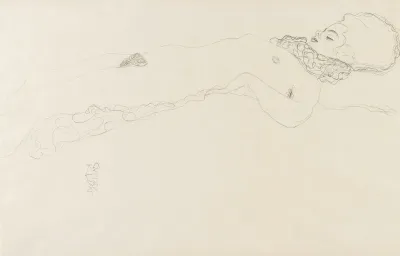 Naked Girl With Ruff Lying