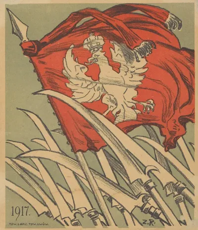 Naklejka Okienna Zwiazana Z Wydarzeniami We Lwowie W 1917 Roku