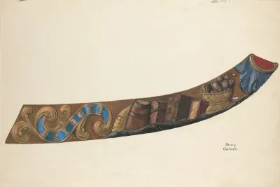 Nameboard From Schooner