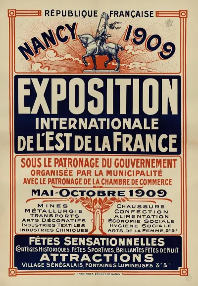Nancy 1909 Exposition Internationale De Lest De La France 2