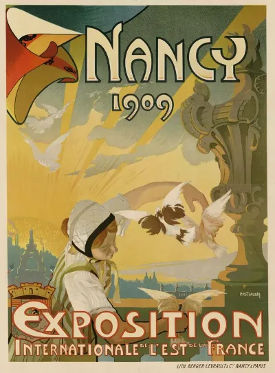 Nancy 1909 Exposition Internationale De Lest De La France