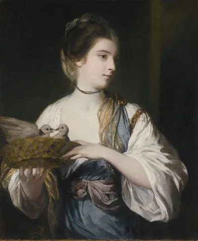 Nancy Reynolds With Doves